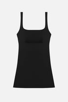 Black swim dress